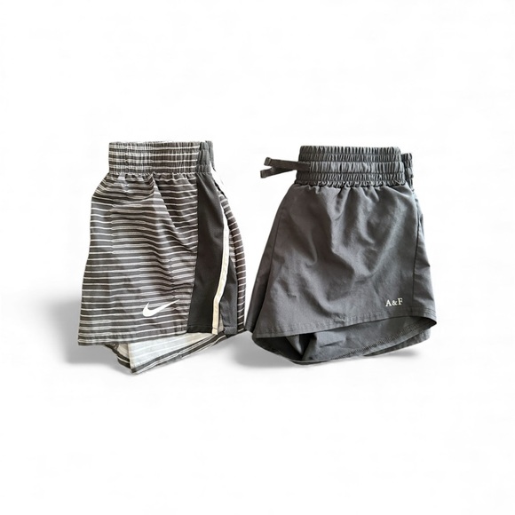 Nike Other - Girls Active Shorts Bundle Abercrombie Nike Size 11/12 & Medium
